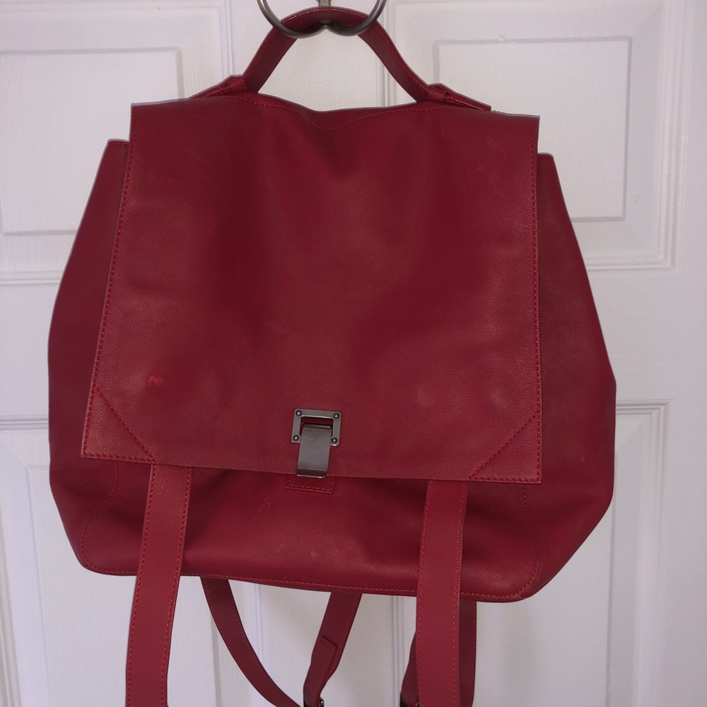 📣Proenza Schouler Red Leather Courier Bag📣